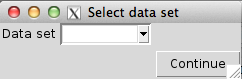 Screenshot of the graphical user interface used to select data set (left) and set parameters (right) for the comparison of differential expression methods. The available choices for the Data set, DE methods, Number of samples and Replicates are automatically generated from the compData objects available in the designated input directories. Only one data set can be used for the comparison. In the lower part of the window we can set (adjusted) p-value thresholds for each comparison method separately. For example, we can evaluate the true FDR at one adjusted p-value threshold, and estimate the TPR for another adjusted p-value threshold. We can also set the maximal number of top-ranked variables that will be considered for the false discovery curves.